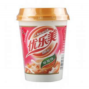 优乐美草莓珍珠奶茶