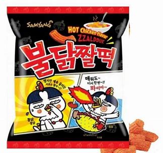 SAMYANG HOT CHICKEN ZZALDDUCK SNACK 120G