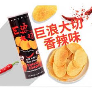 巨浪大切香辣味薯片_零食_M&T亚洲超市