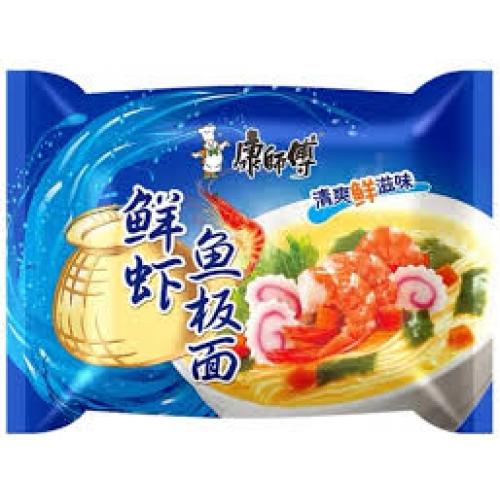 康师傅鲜虾鱼板面