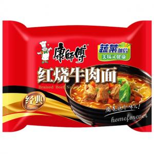 康师傅红烧牛肉面