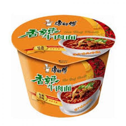 康师傅香辣牛肉面碗面