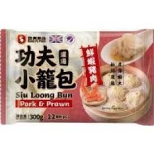 功夫猪肉鲜虾小笼包