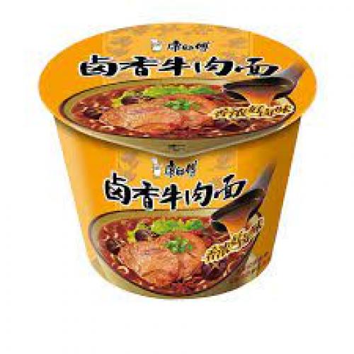 康师傅卤香牛肉面碗装