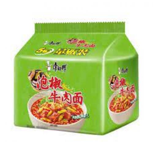 康师傅泡椒牛肉5连包