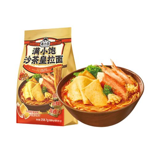 满小饱沙茶皇拉面258克